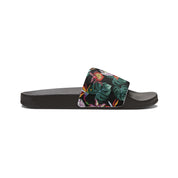 Island Escape Black Slide Sandals