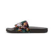 Island Escape Black Slide Sandals