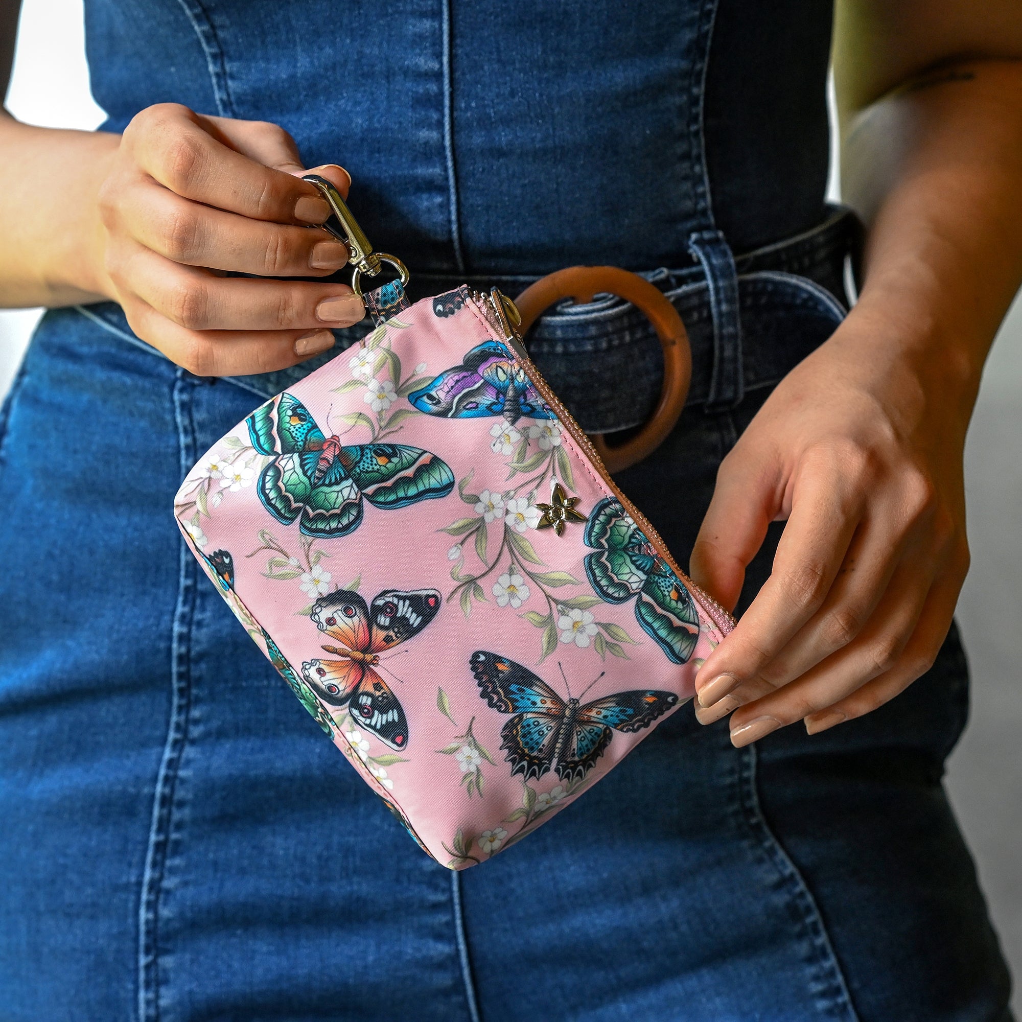 Wanderlust Luxe Fabric Pouch-13009