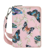 Wanderlust Luxe Fabric Passport Organizer Wristlet-13011