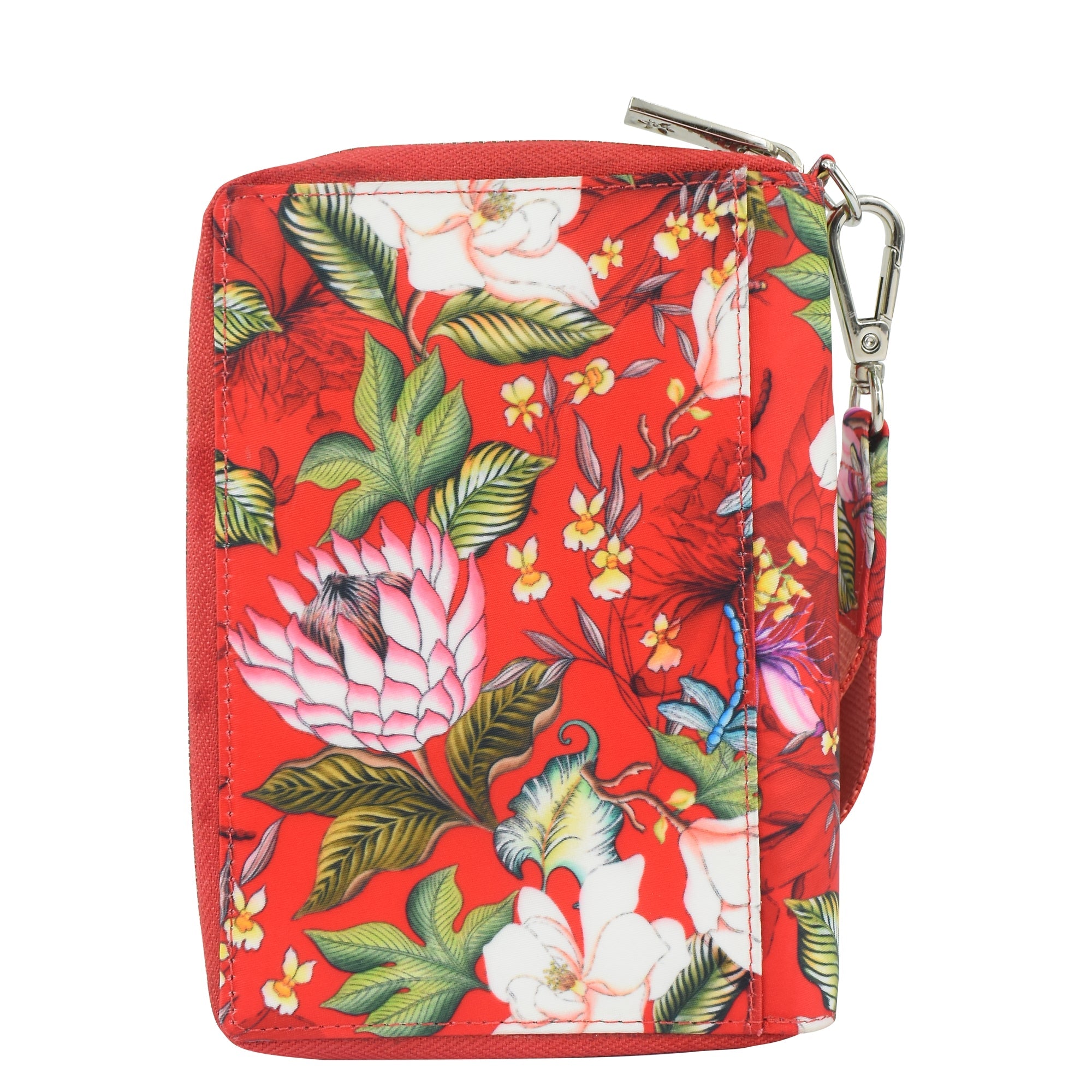 Wanderlust Luxe Fabric Passport Organizer Wristlet-13011