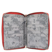 Wanderlust Luxe Fabric Passport Organizer Wristlet-13011