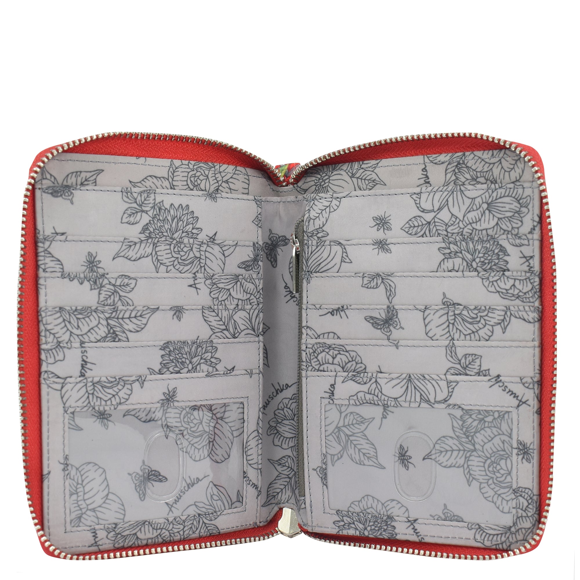 Wanderlust Luxe Fabric Passport Organizer Wristlet-13011