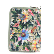 Wanderlust Luxe Fabric Passport Organizer Wristlet-13011