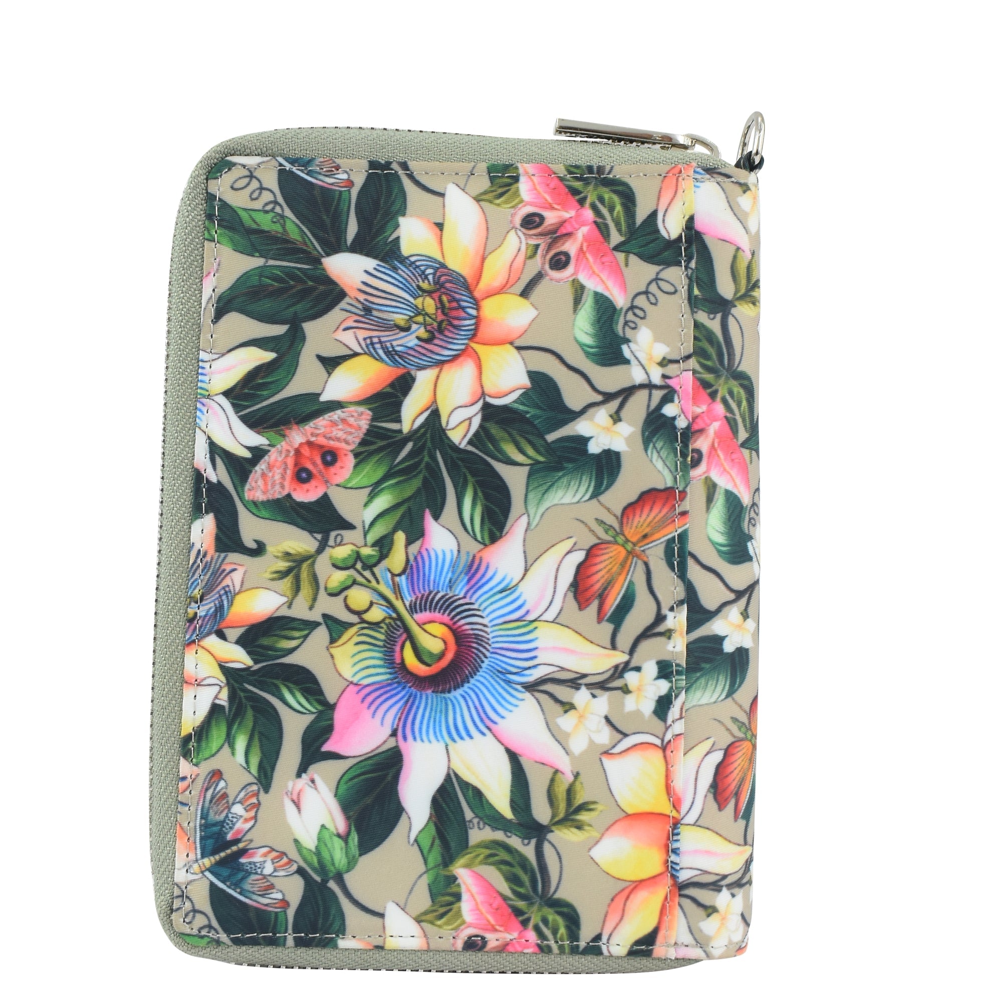 Wanderlust Luxe Fabric Passport Organizer Wristlet-13011