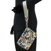 Wanderlust Luxe Fabric Passport Organizer Wristlet-13011