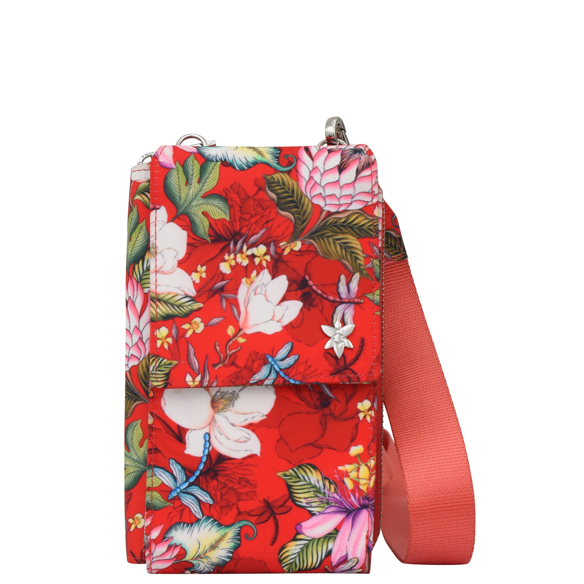 Wanderlust Luxe Fabric Phone Organizer Wallet -13012