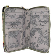 Wanderlust Luxe Fabric Phone Organizer Wallet -13012