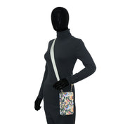 Wanderlust Luxe Fabric Phone Organizer Wallet -13012