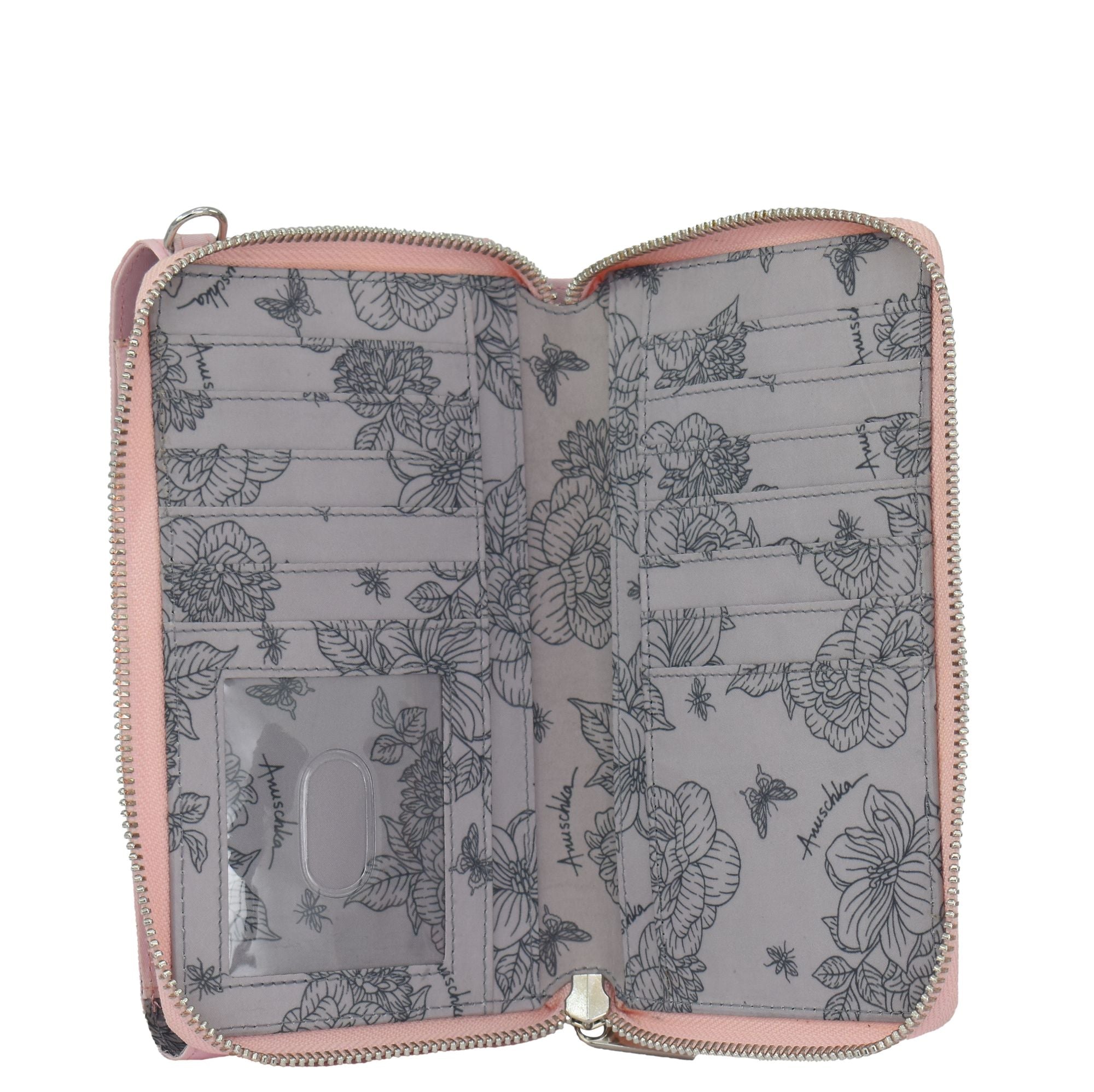 Wanderlust Luxe Fabric Phone Organizer Wallet -13012
