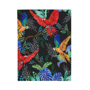 Rainforest Beauties Velveteen Plush Blanket