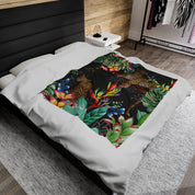 Jungle Queen Velveteen Plush Blanket