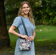 Wanderlust Quilted Fabric Crossbody-16009