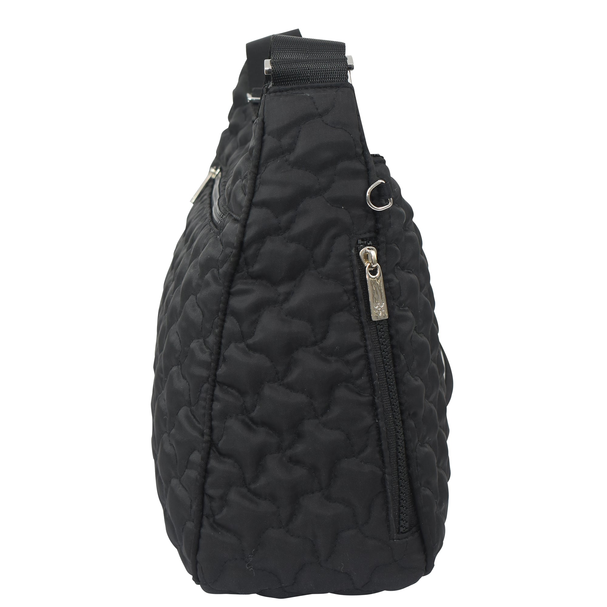 Wanderlust Quilted Fabric Hobo-16011