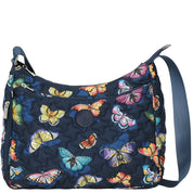 Wanderlust Quilted Fabric Hobo-16011