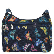 Wanderlust Quilted Fabric Hobo-16011