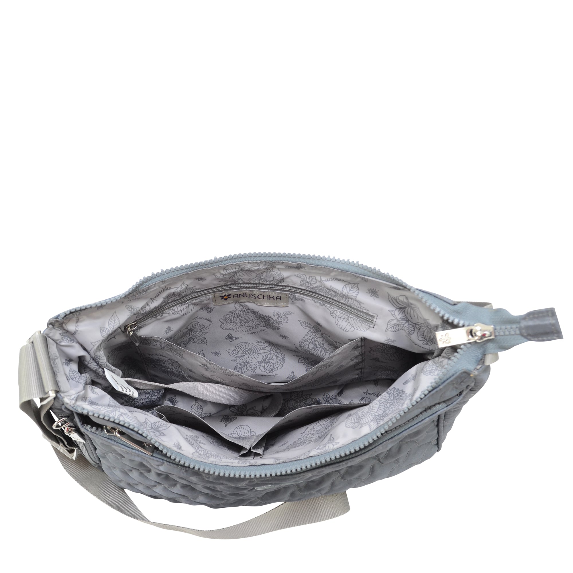 Wanderlust Quilted Fabric Hobo-16011