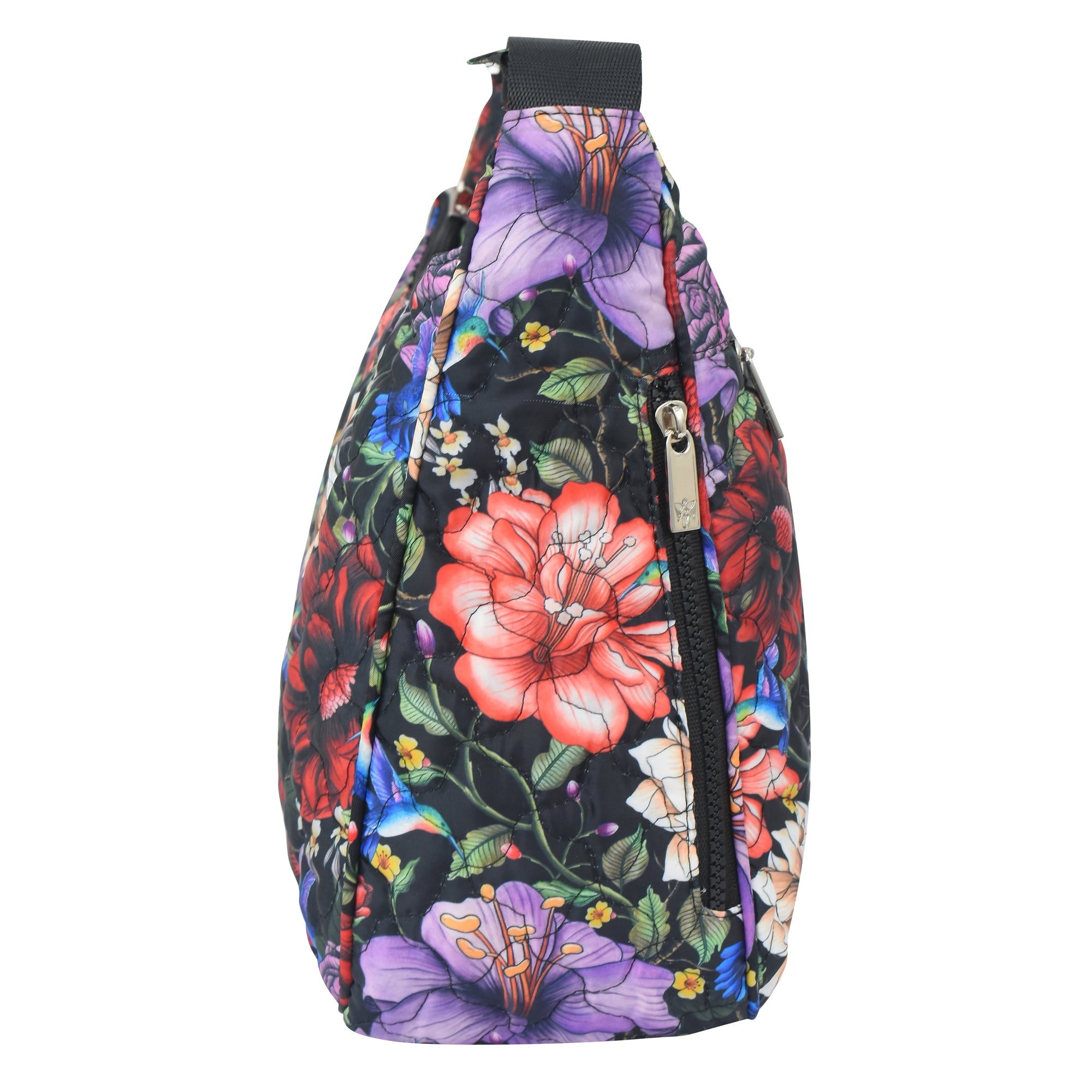 Wanderlust Quilted Fabric Hobo-16011