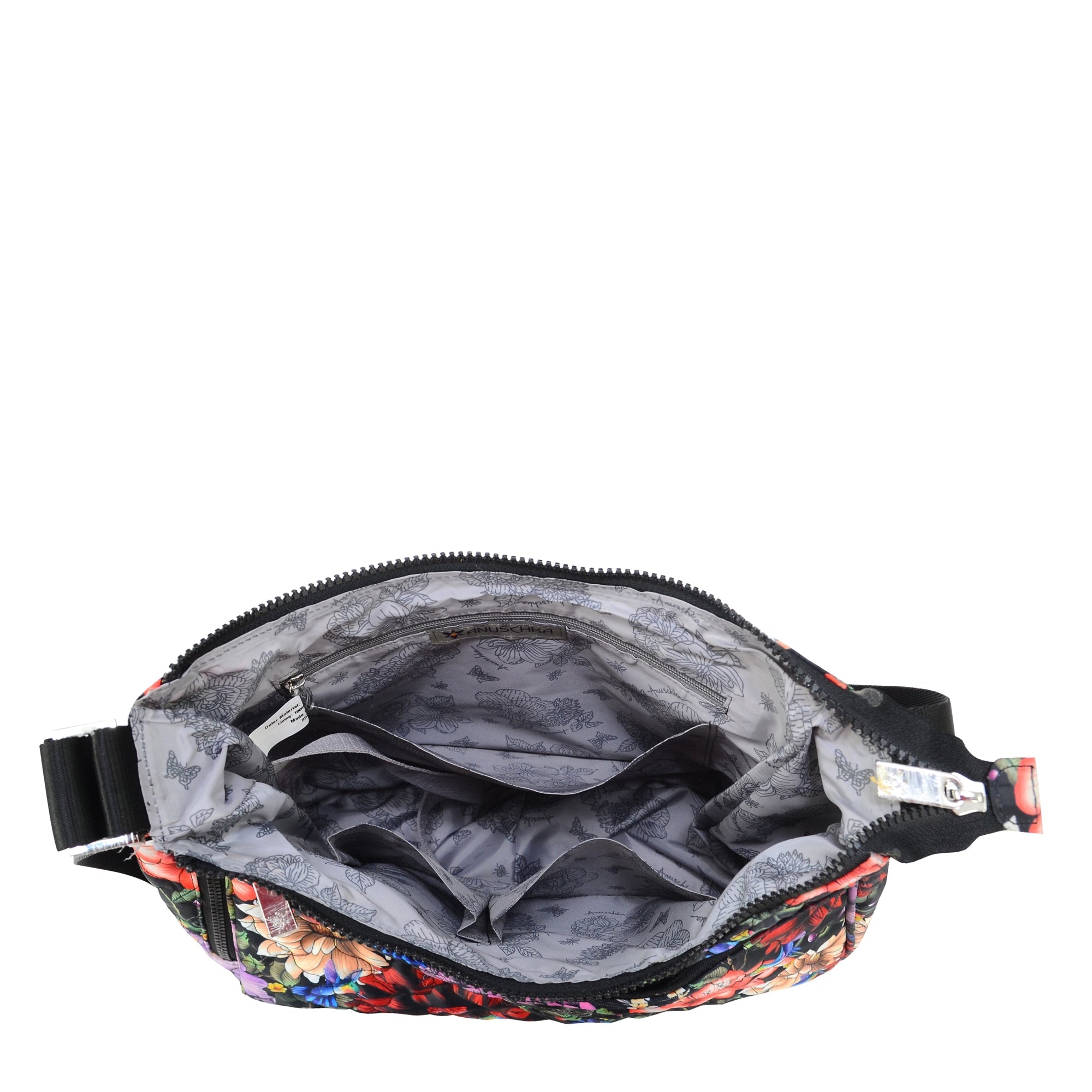 Wanderlust Quilted Fabric Hobo-16011