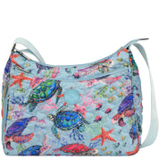 Wanderlust Quilted Fabric Hobo-16011