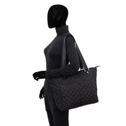 Wanderlust Quilted Fabric Tote Bag-16014