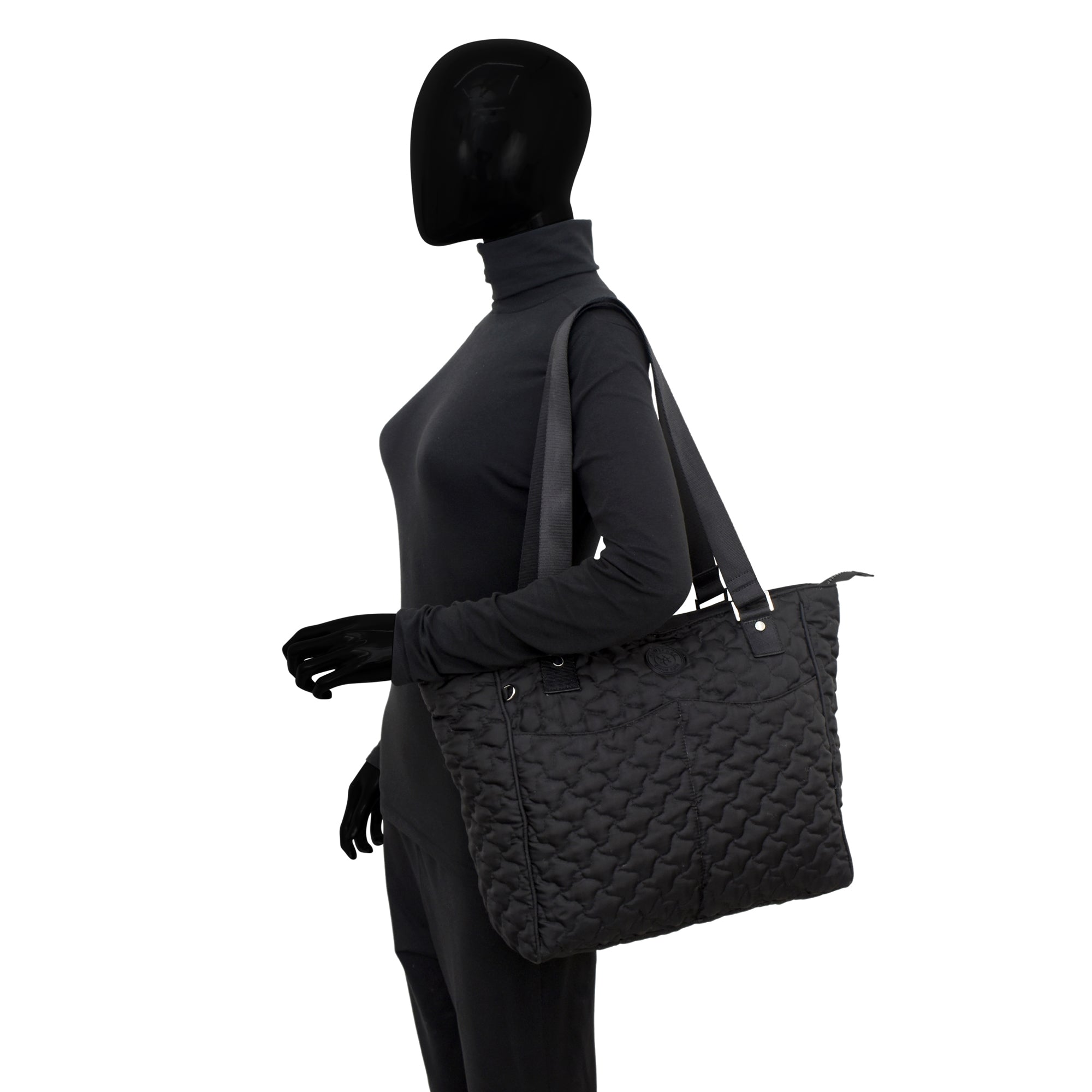 Wanderlust Quilted Fabric Tote Bag-16014