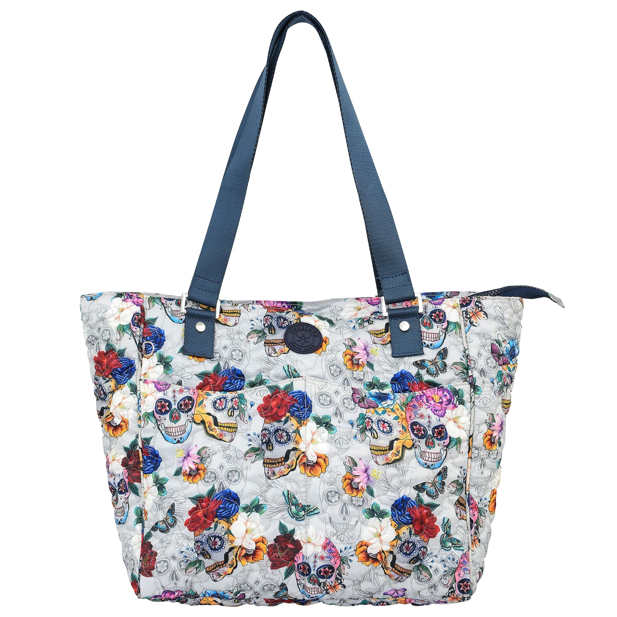 Wanderlust Quilted Fabric Tote Bag-16014