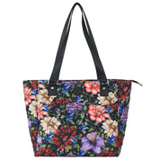 Wanderlust Quilted Fabric Tote Bag-16014