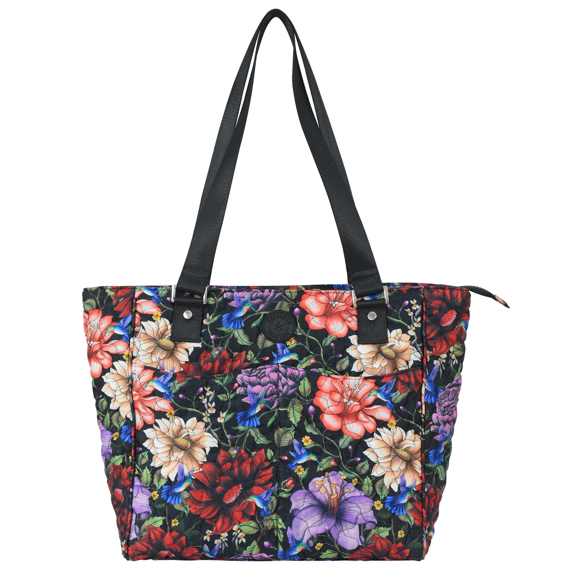 Wanderlust Quilted Fabric Tote Bag-16014