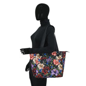 Wanderlust Quilted Fabric Tote Bag-16014