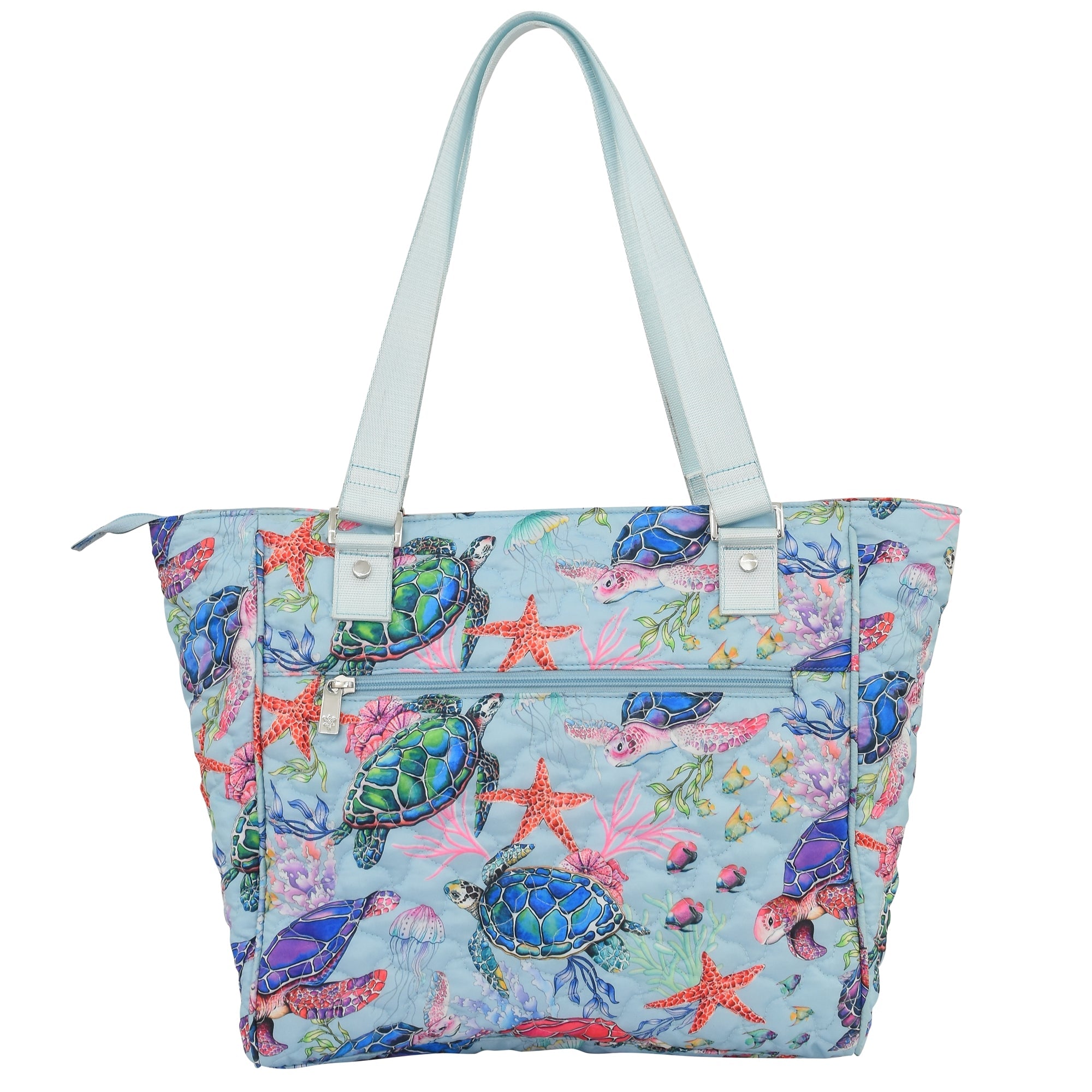 Wanderlust Quilted Fabric Tote Bag-16014