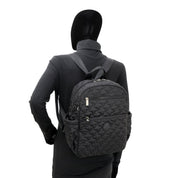 Wanderlust Quilted Fabric Backpack-16015