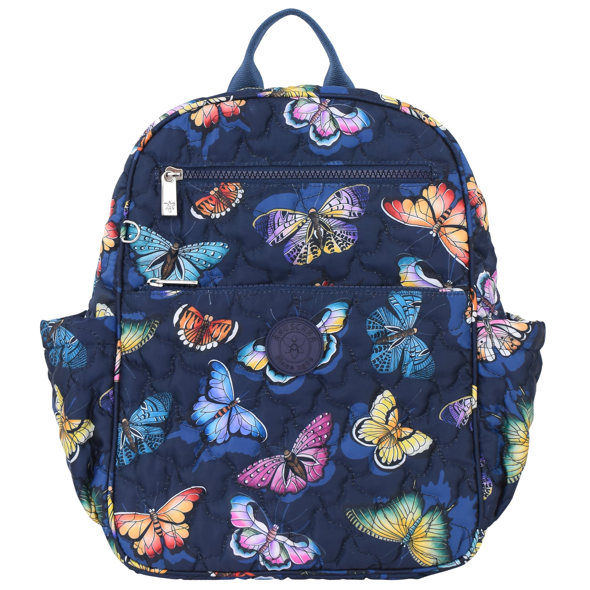 Wanderlust Quilted Fabric Backpack-16015
