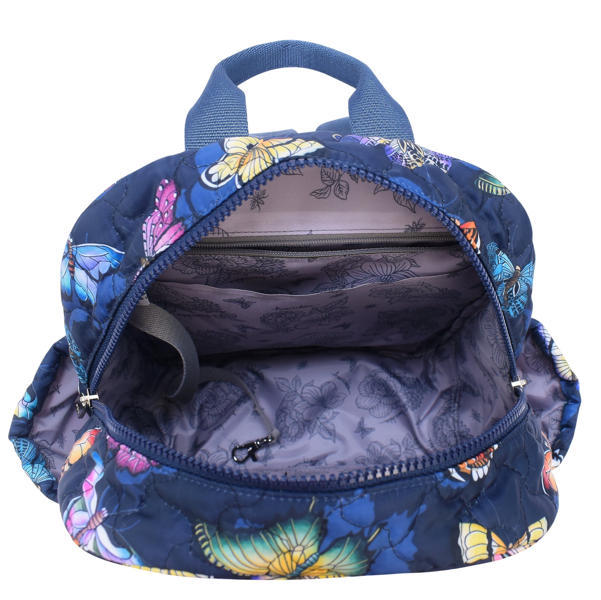 Wanderlust Quilted Fabric Backpack-16015