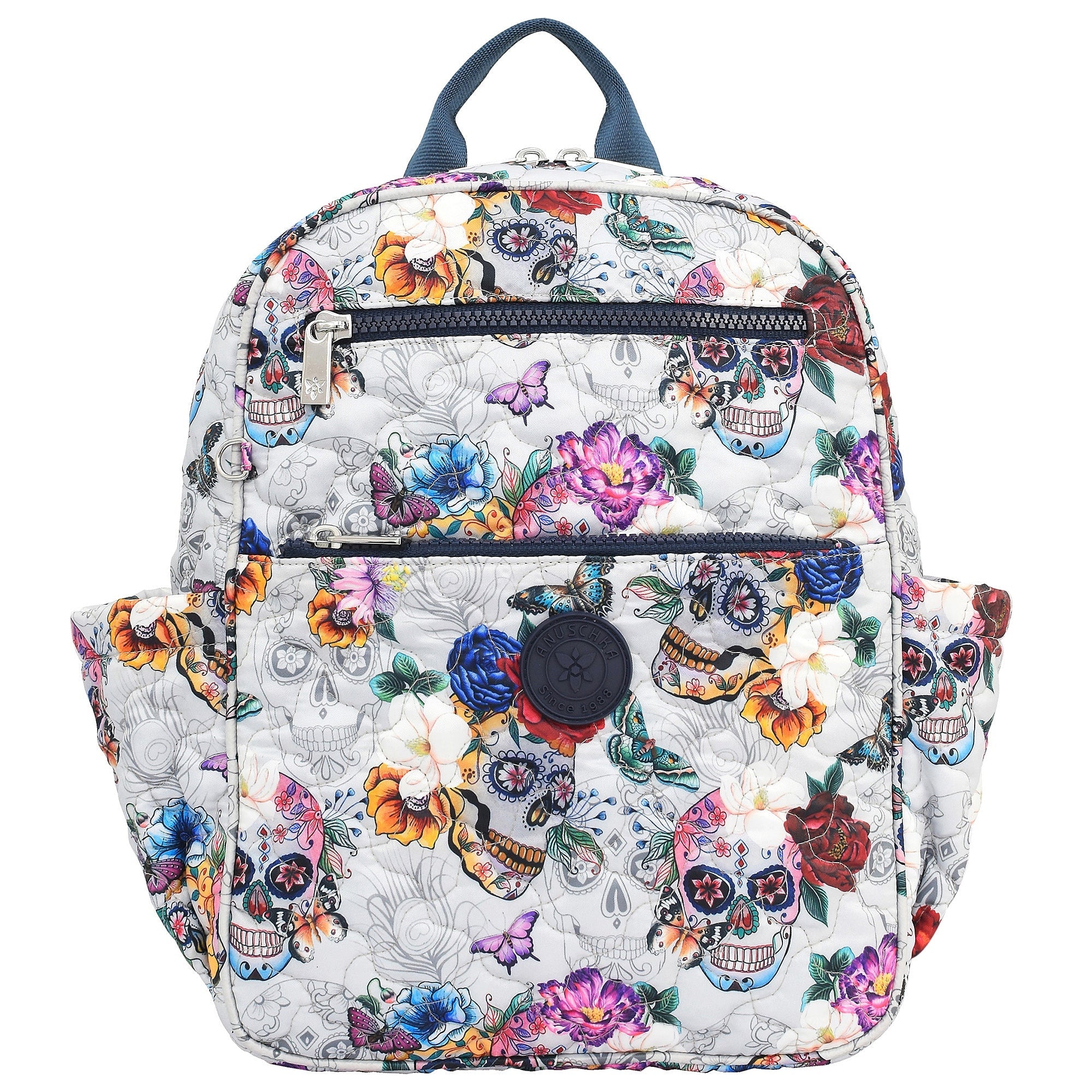 Wanderlust Quilted Fabric Backpack-16015