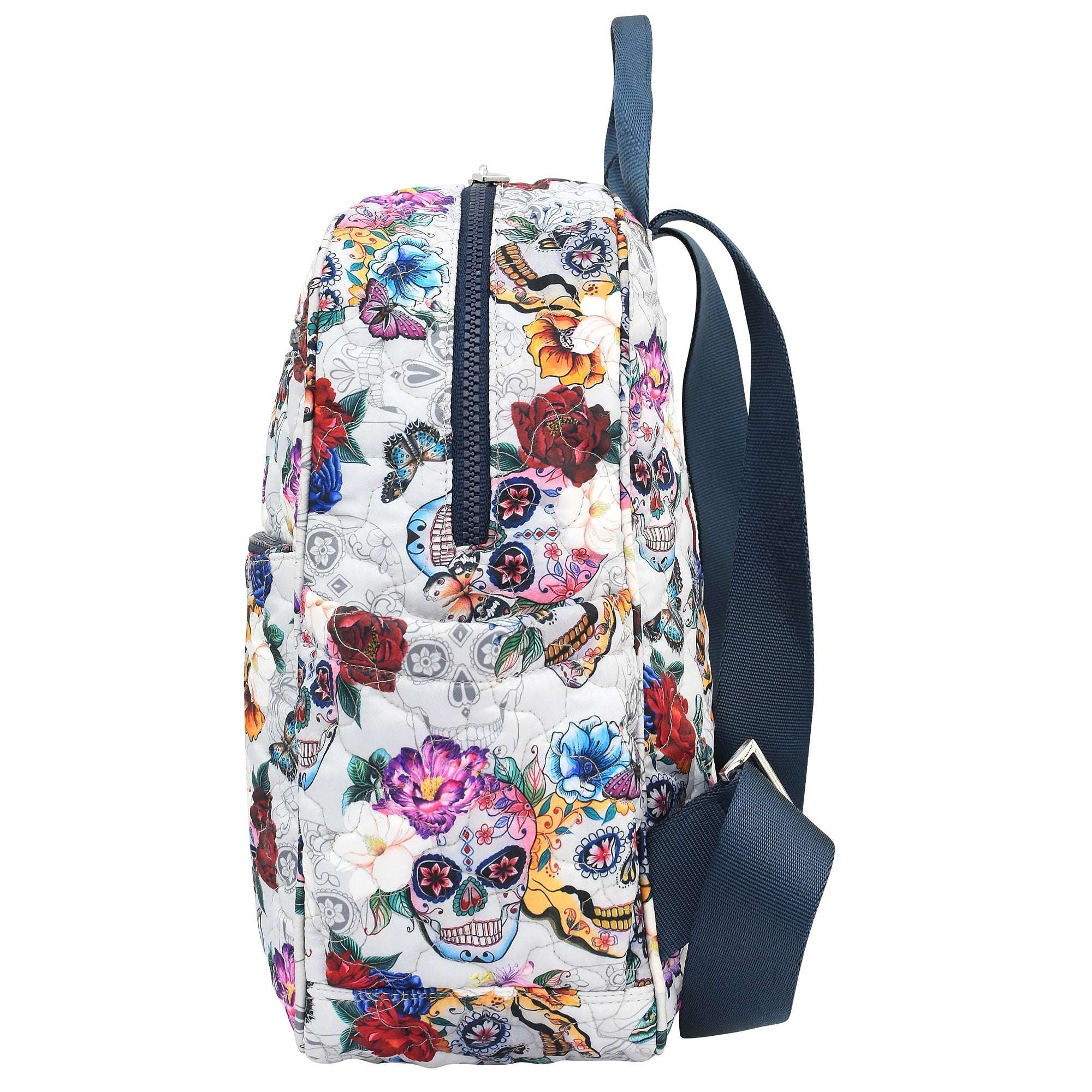 Wanderlust Quilted Fabric Backpack-16015
