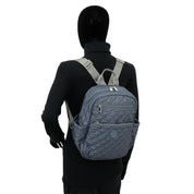 Wanderlust Quilted Fabric Backpack-16015