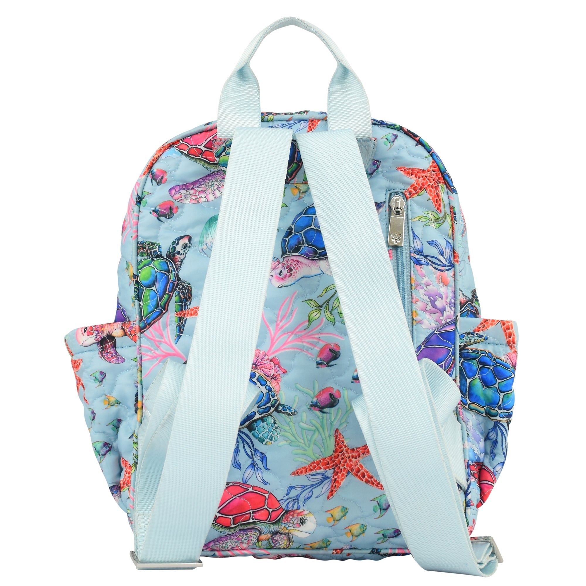Wanderlust Quilted Fabric Backpack-16015