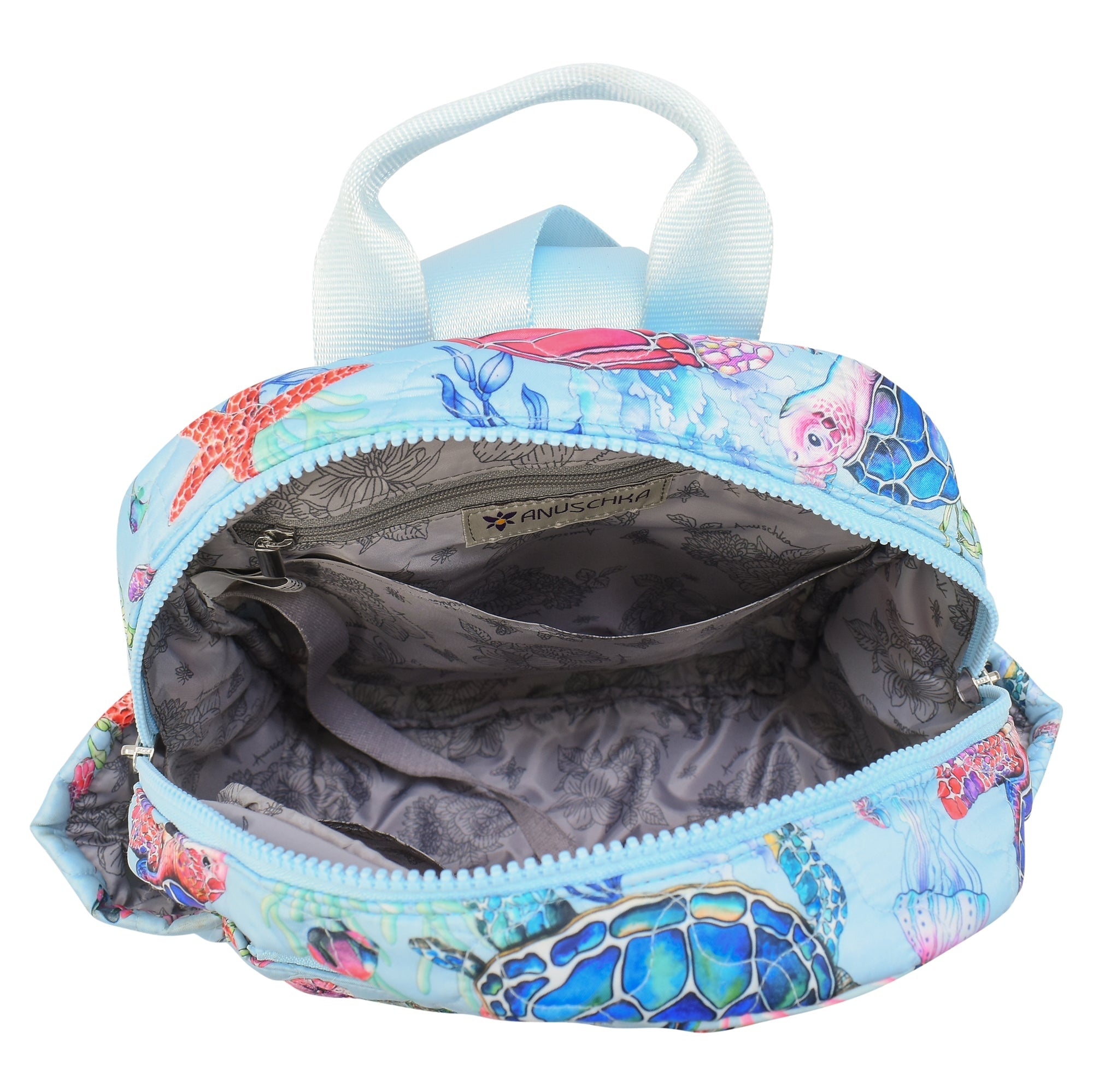 Wanderlust Quilted Fabric Backpack-16015