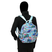 Wanderlust Quilted Fabric Backpack-16015