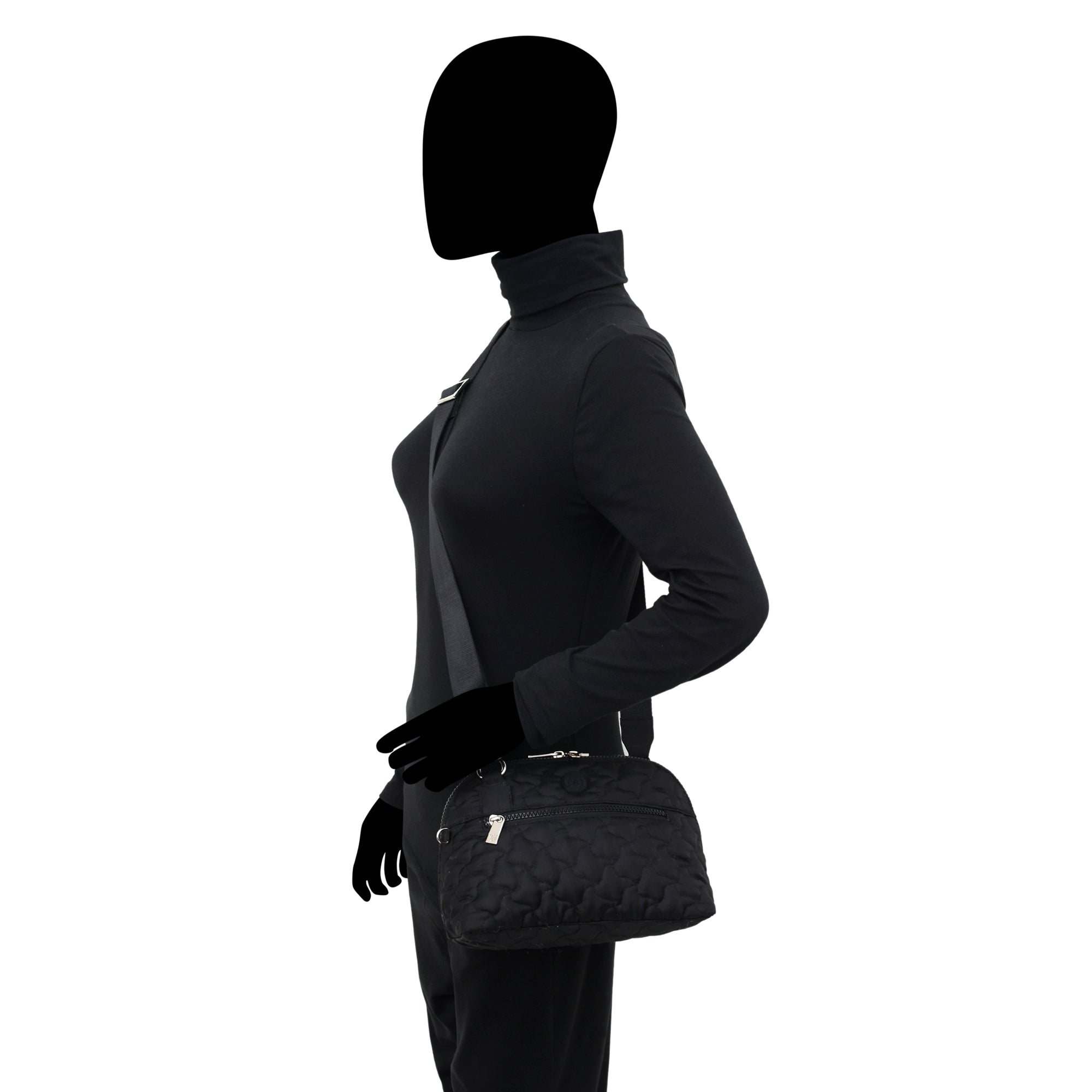 Wanderlust Quilted Fabric Dome Crossbody-16017