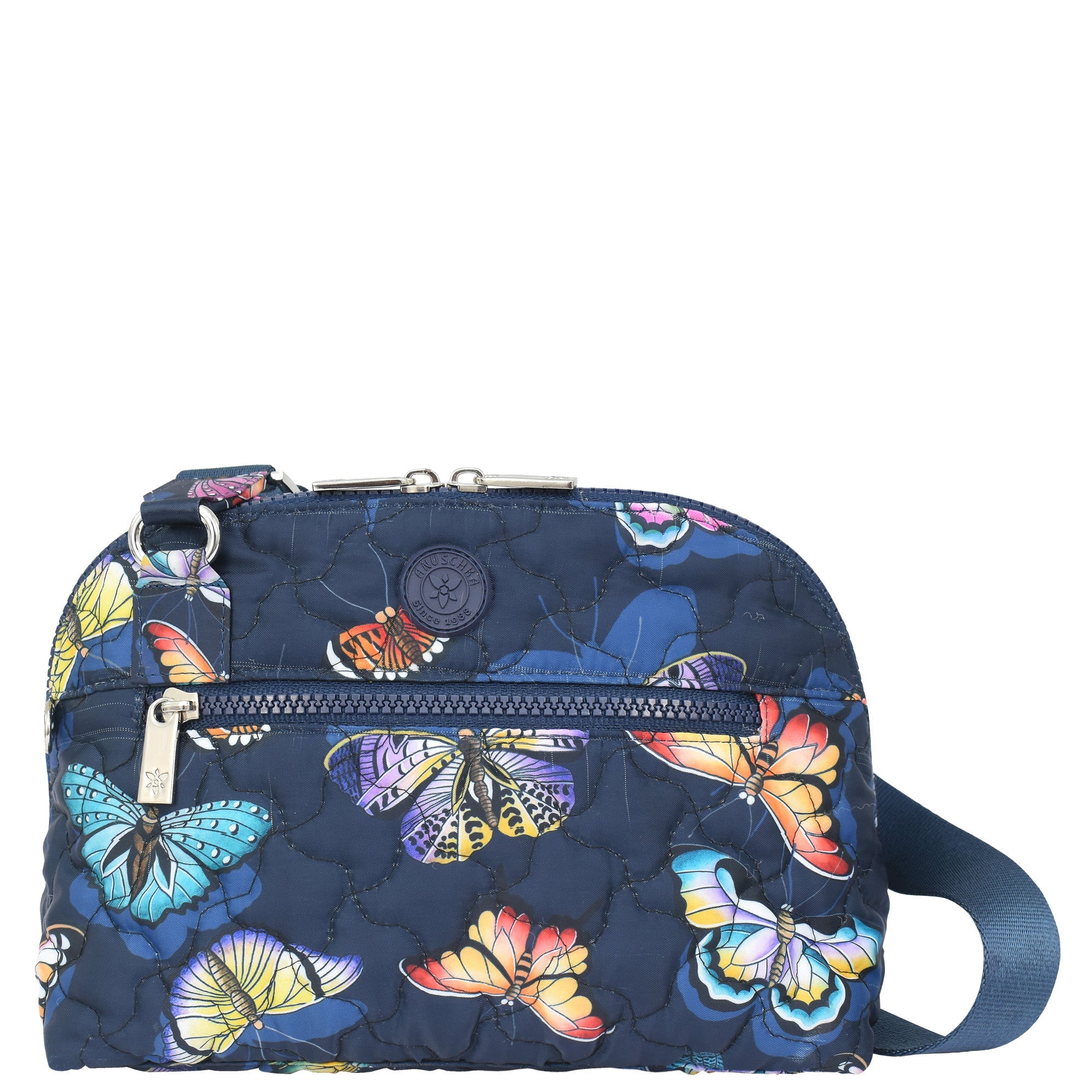 Wanderlust Quilted Fabric Dome Crossbody-16017