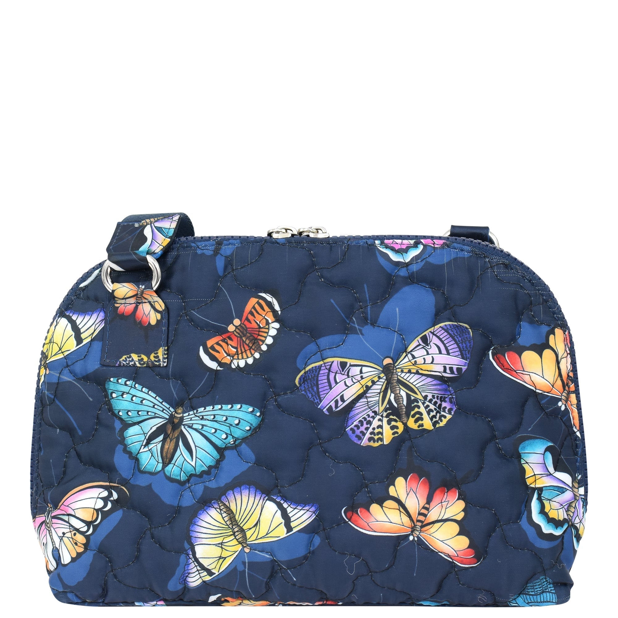 Wanderlust Quilted Fabric Dome Crossbody-16017