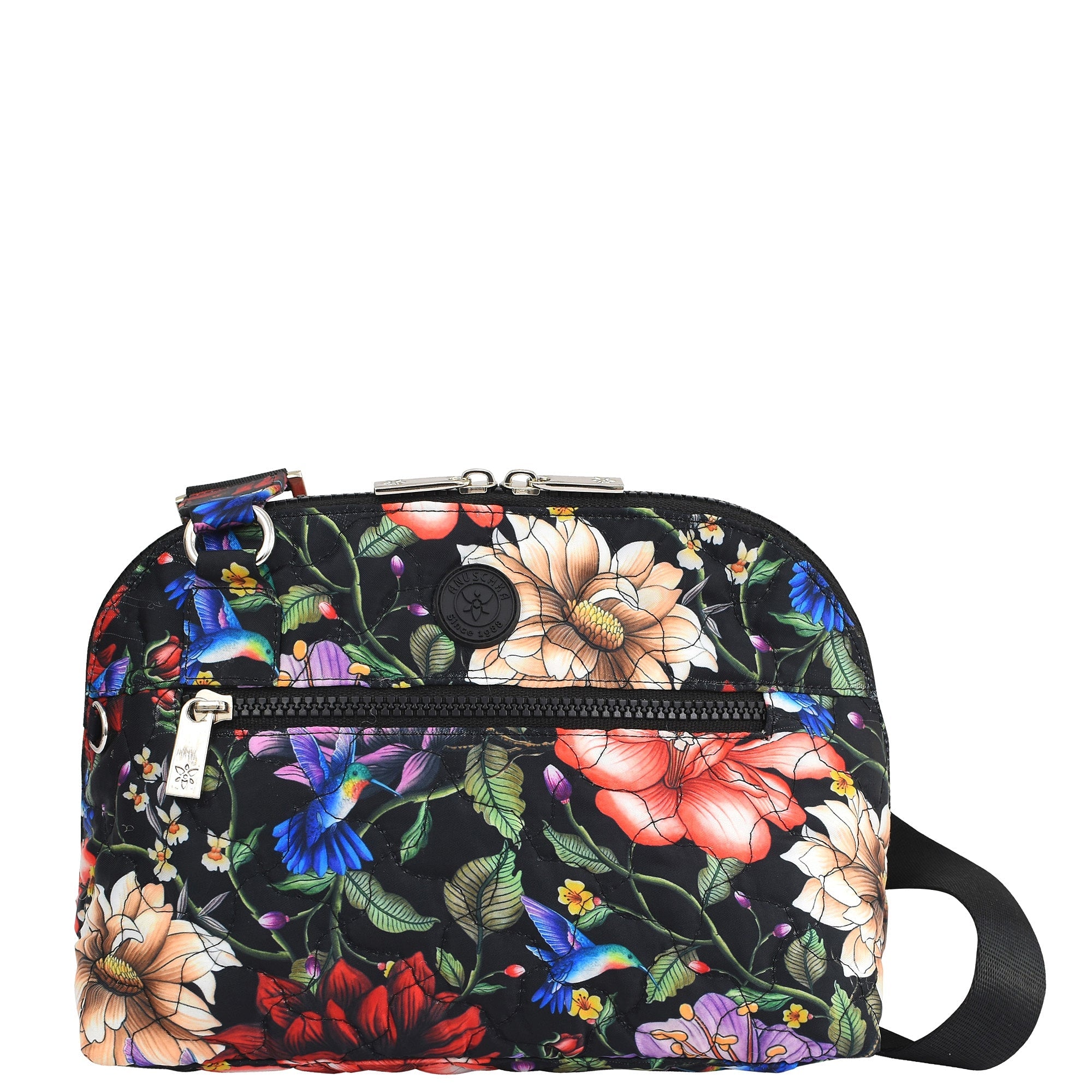 Wanderlust Quilted Fabric Dome Crossbody-16017