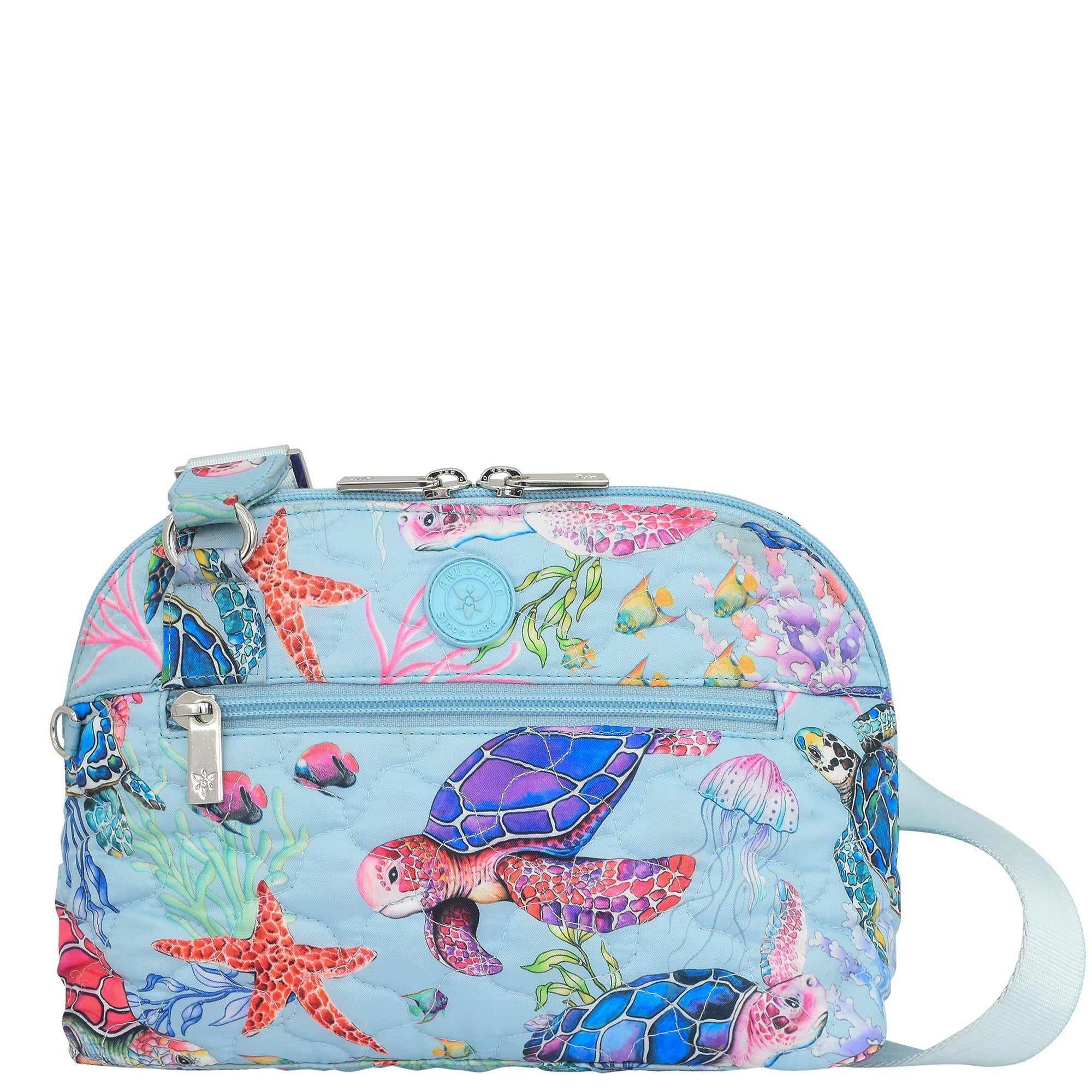 Wanderlust Quilted Fabric Dome Crossbody-16017