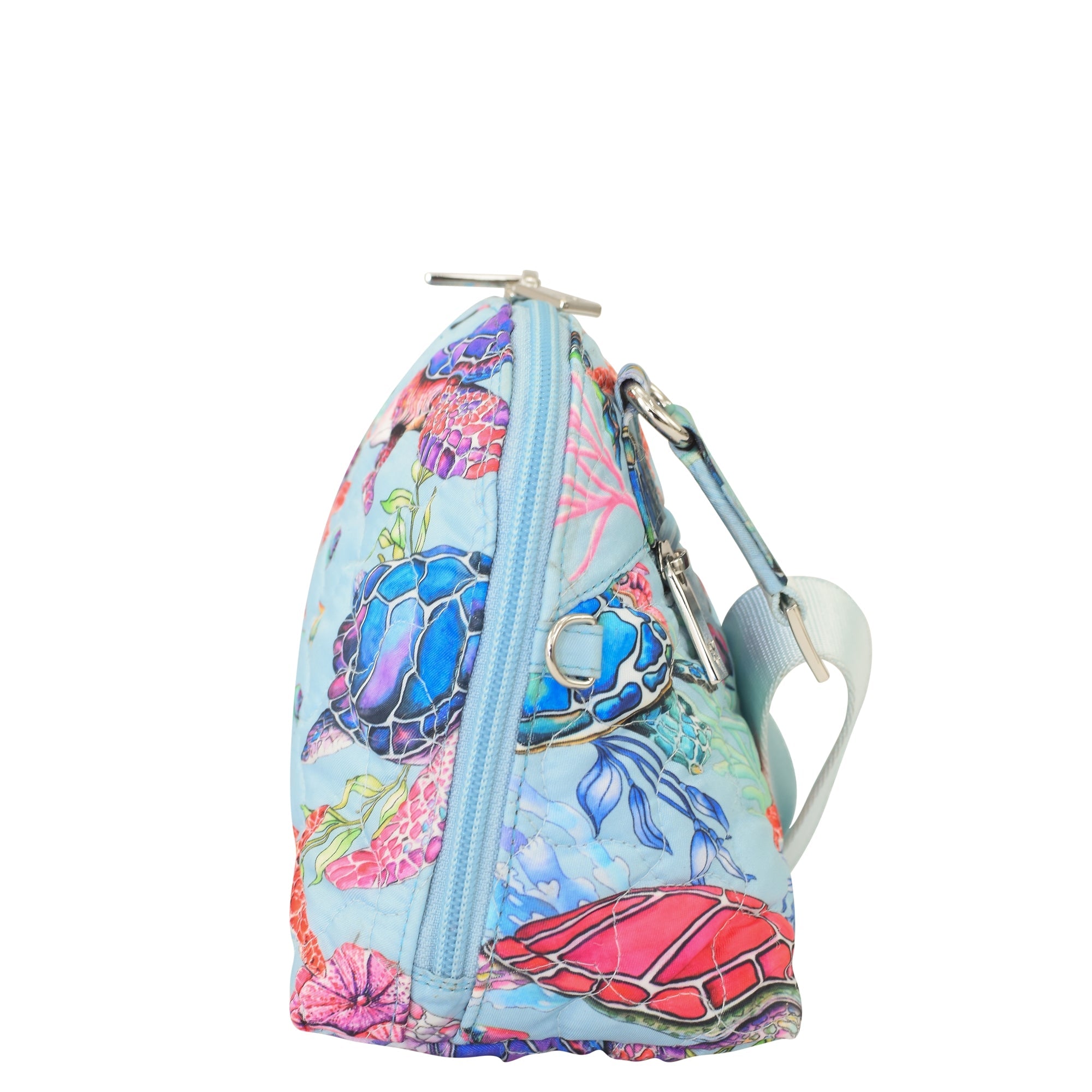 Wanderlust Quilted Fabric Dome Crossbody-16017