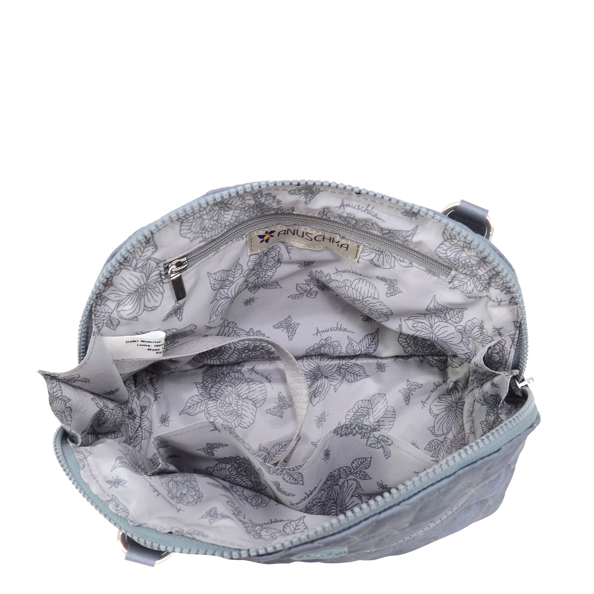 Wanderlust Quilted Fabric Dome Crossbody-16017