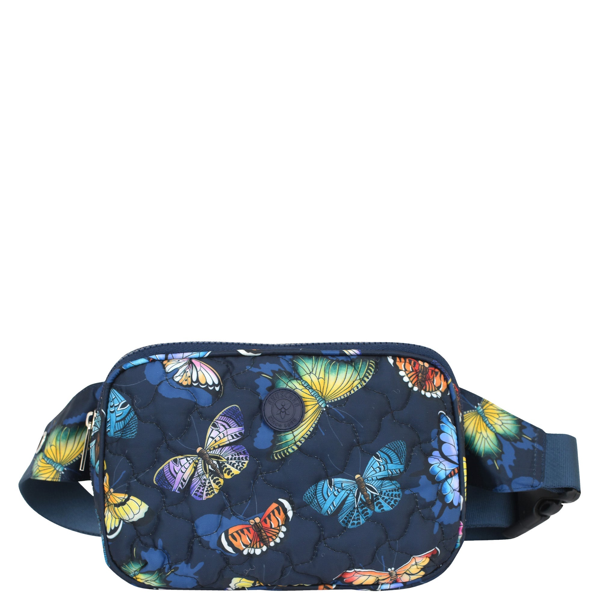Wanderlust Quilted Fabric Fanny Pack-16018