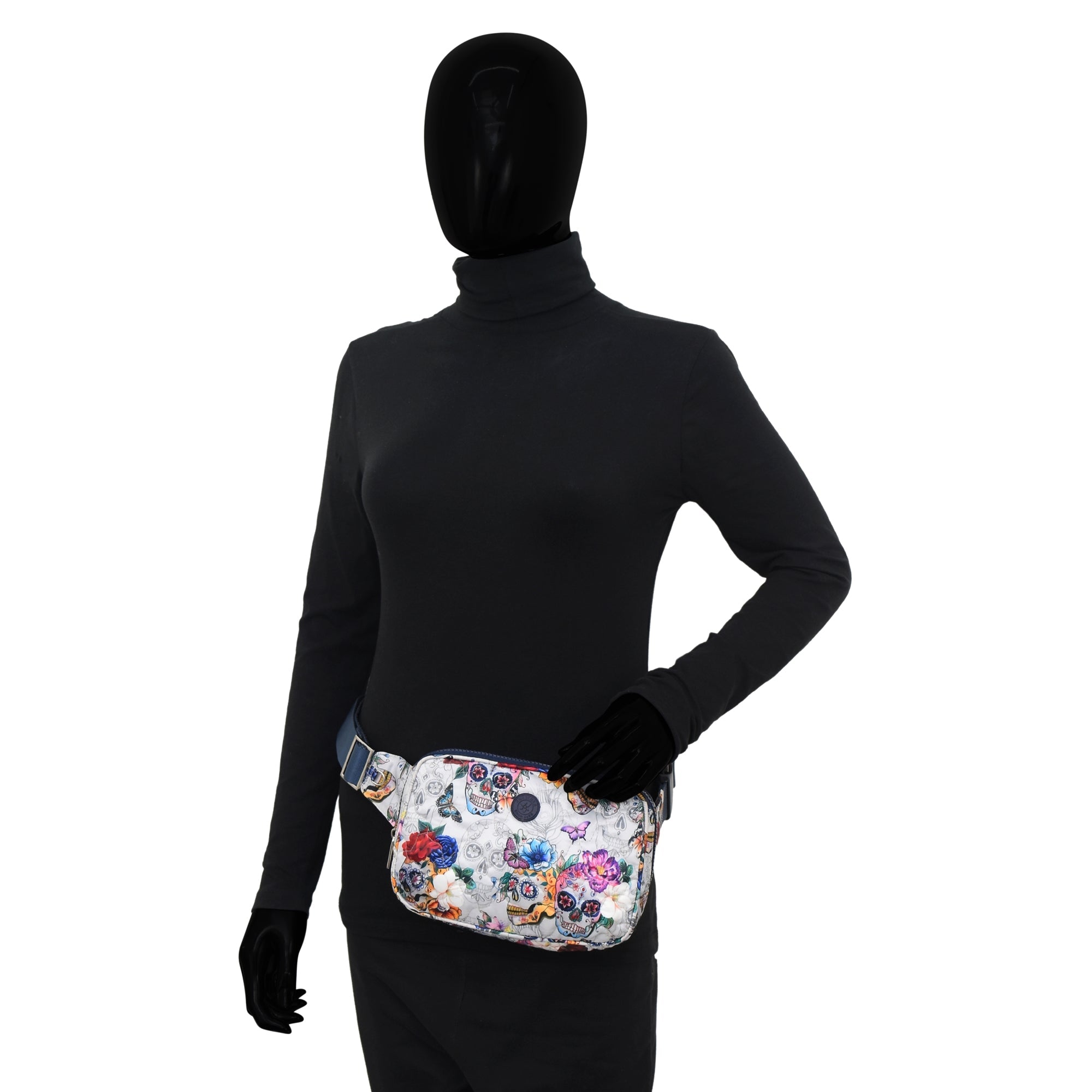 Wanderlust Quilted Fabric Fanny Pack-16018