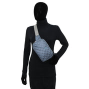 Wanderlust Quilted Fabric Fanny Pack-16018